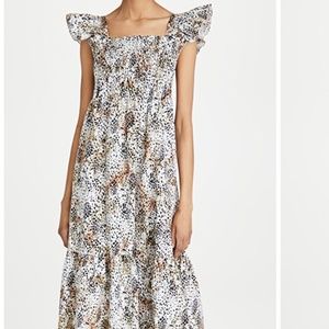 Sea New York Lana smocked dress SMALL